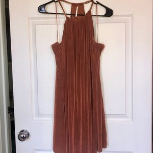 Free People Sling Dress - Rust Color